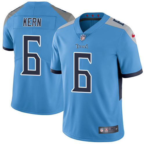 Nike Titans #6 Brett Kern Light Blue Team Color Youth Stitched NFL Vapor Untouchable Limited Jersey
